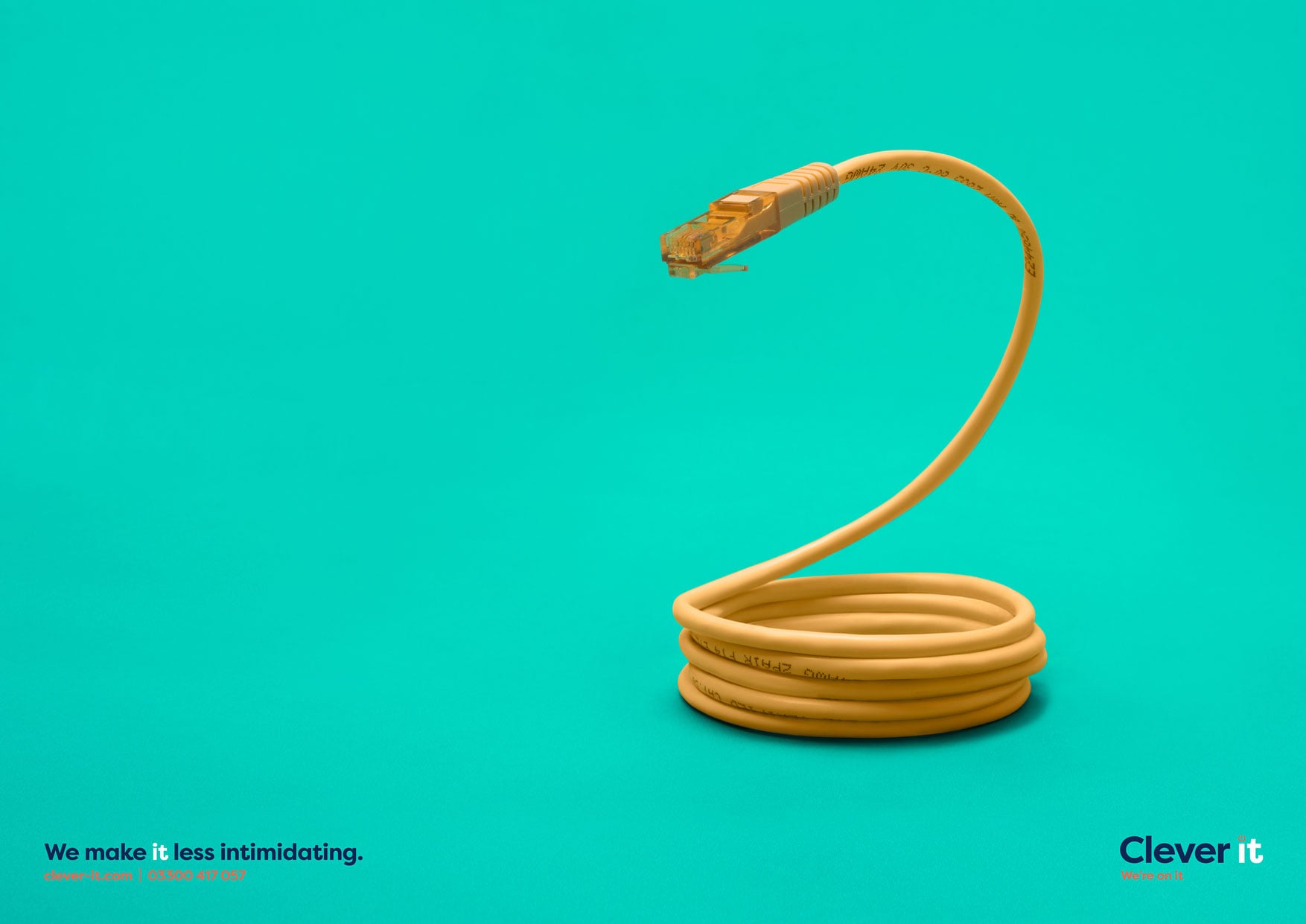 Clever IT Snake Poster