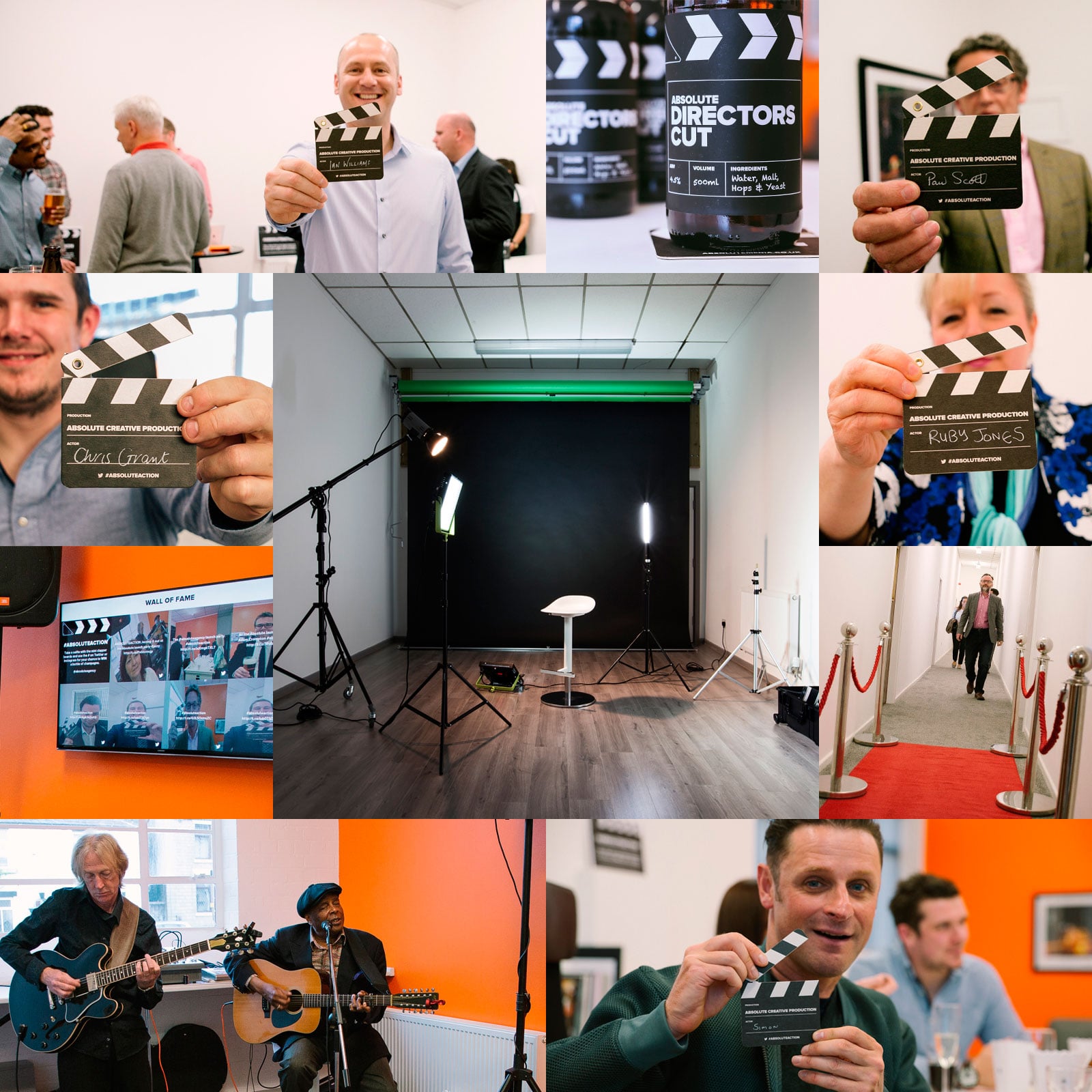 A party was a must with the launch of the new Absolute photography studios