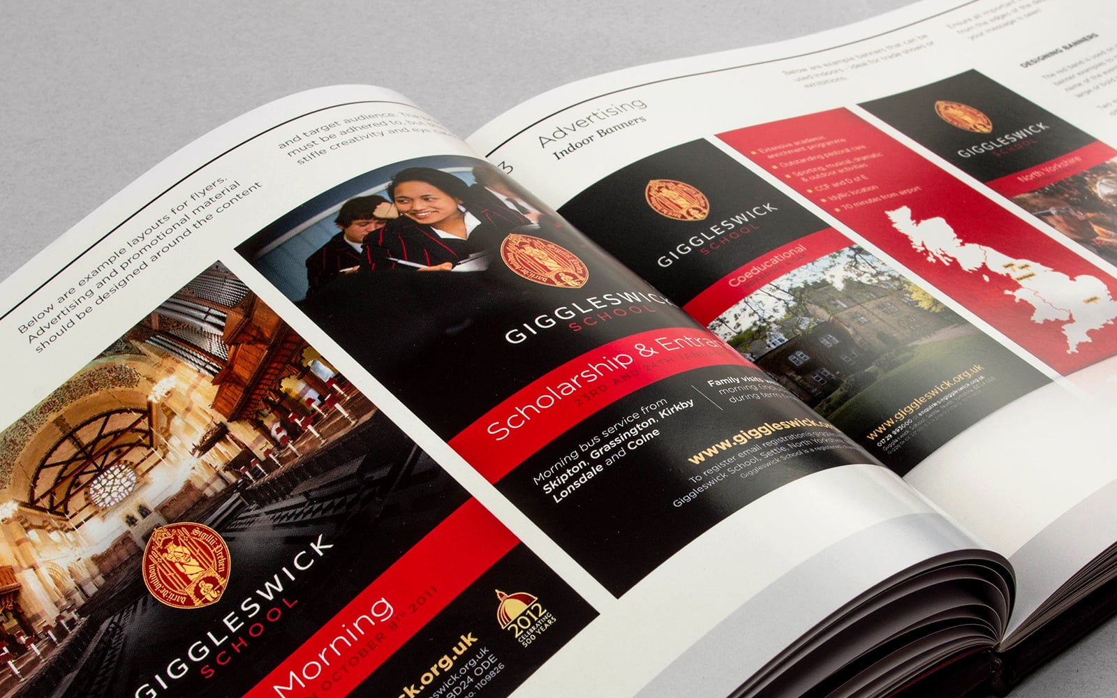 Branding and stationery for Giggleswick School