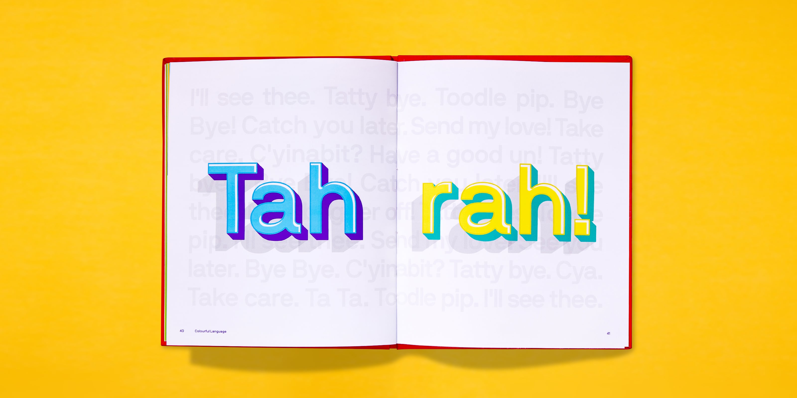 Colourful Language - Tah Rah spread