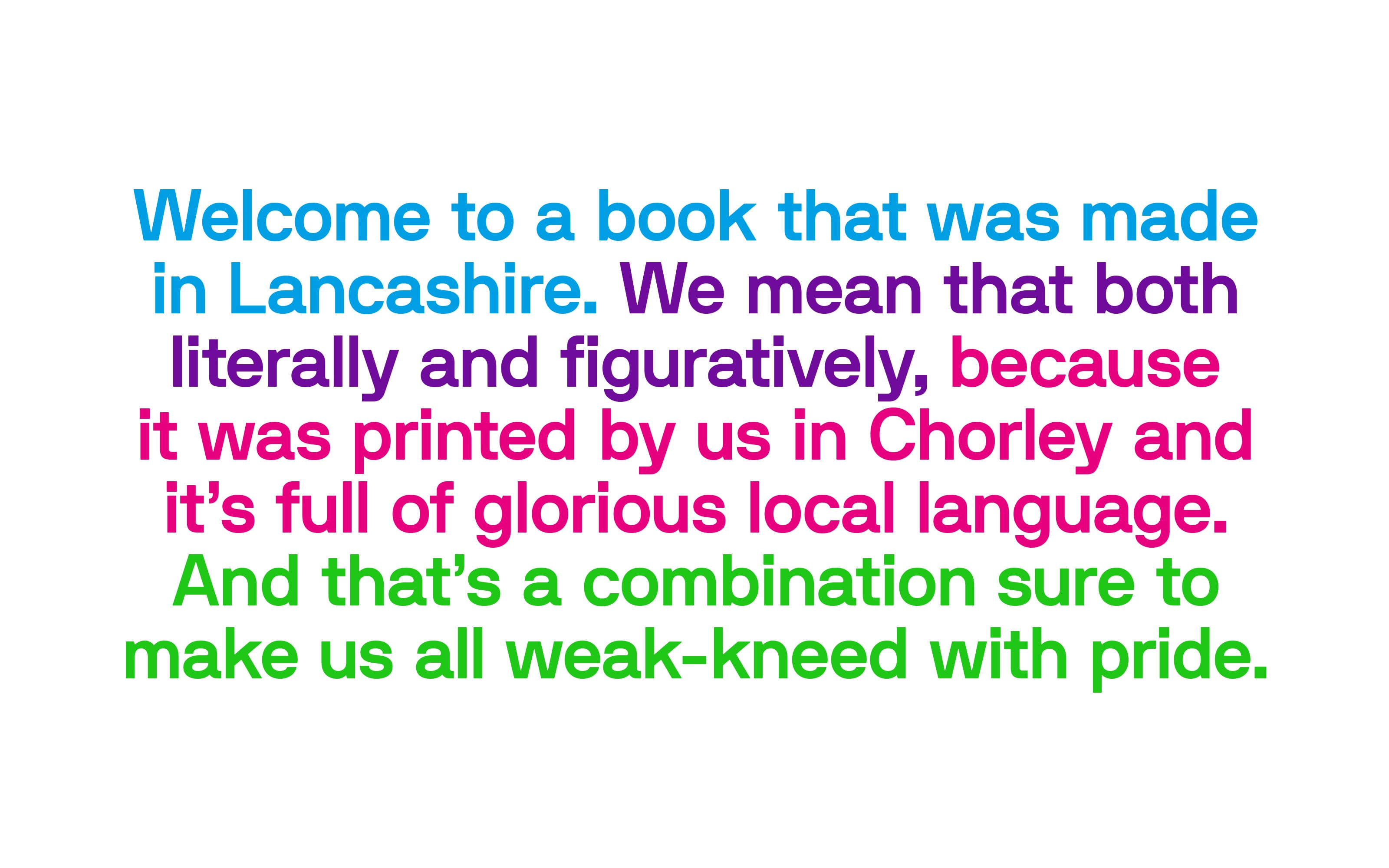 Colourful Language - Introduction spread