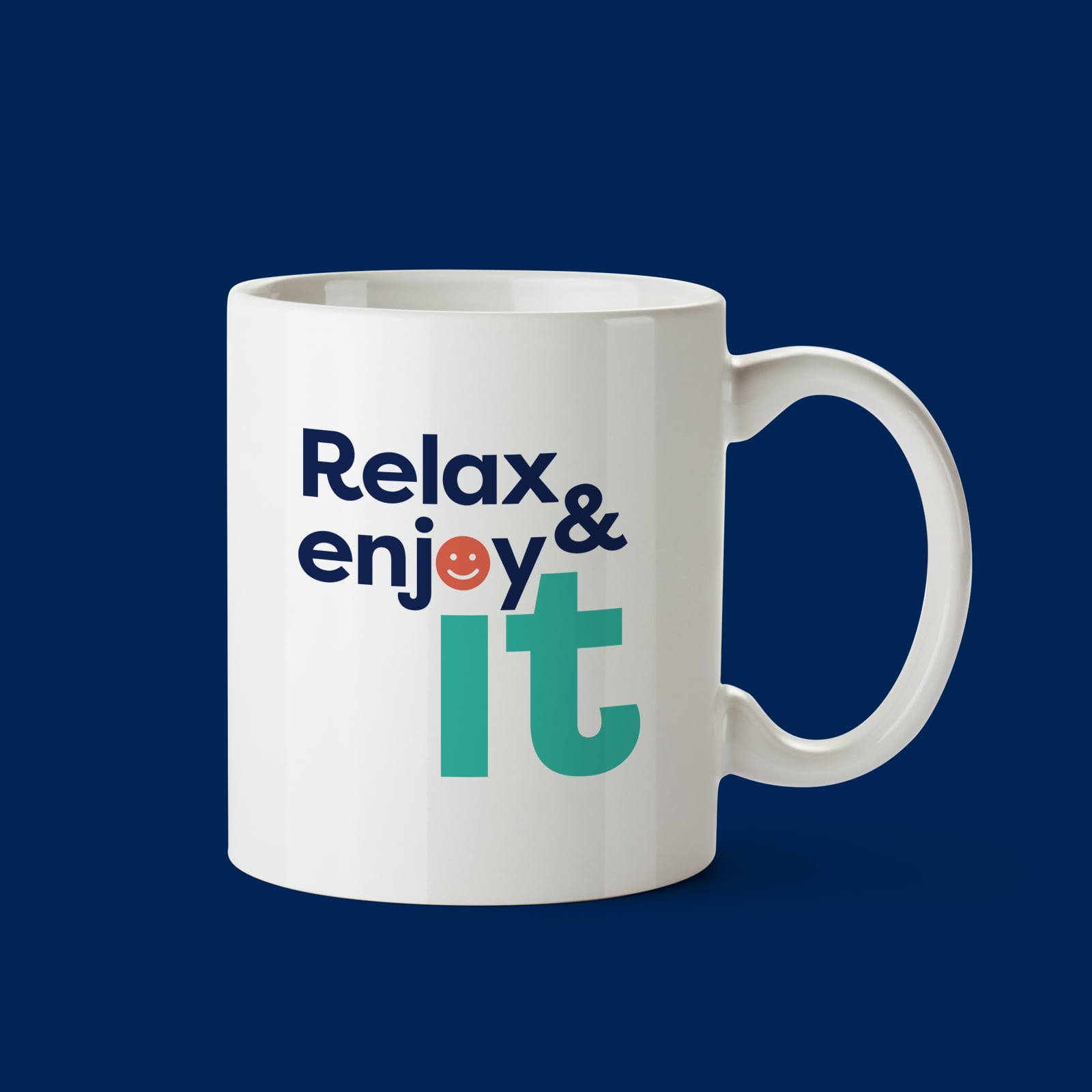 A branded mug was also created