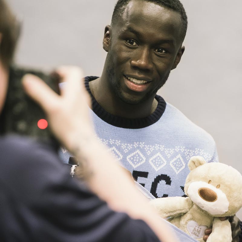 Behind the camera, Bacary Sagna on form both on and off the pitch
