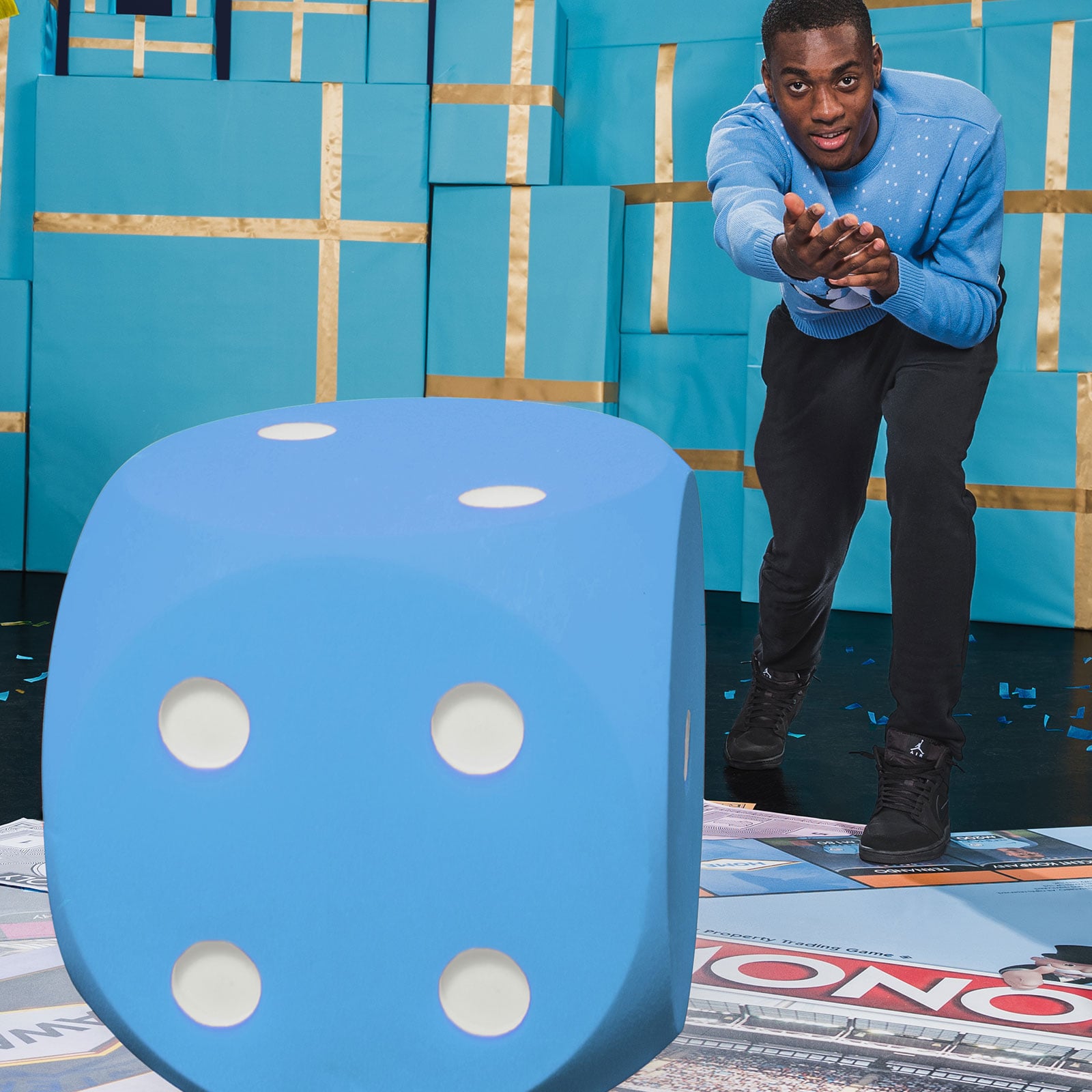 Tosin Adarabioyo rolls the dice for the Big City Christmas campaign