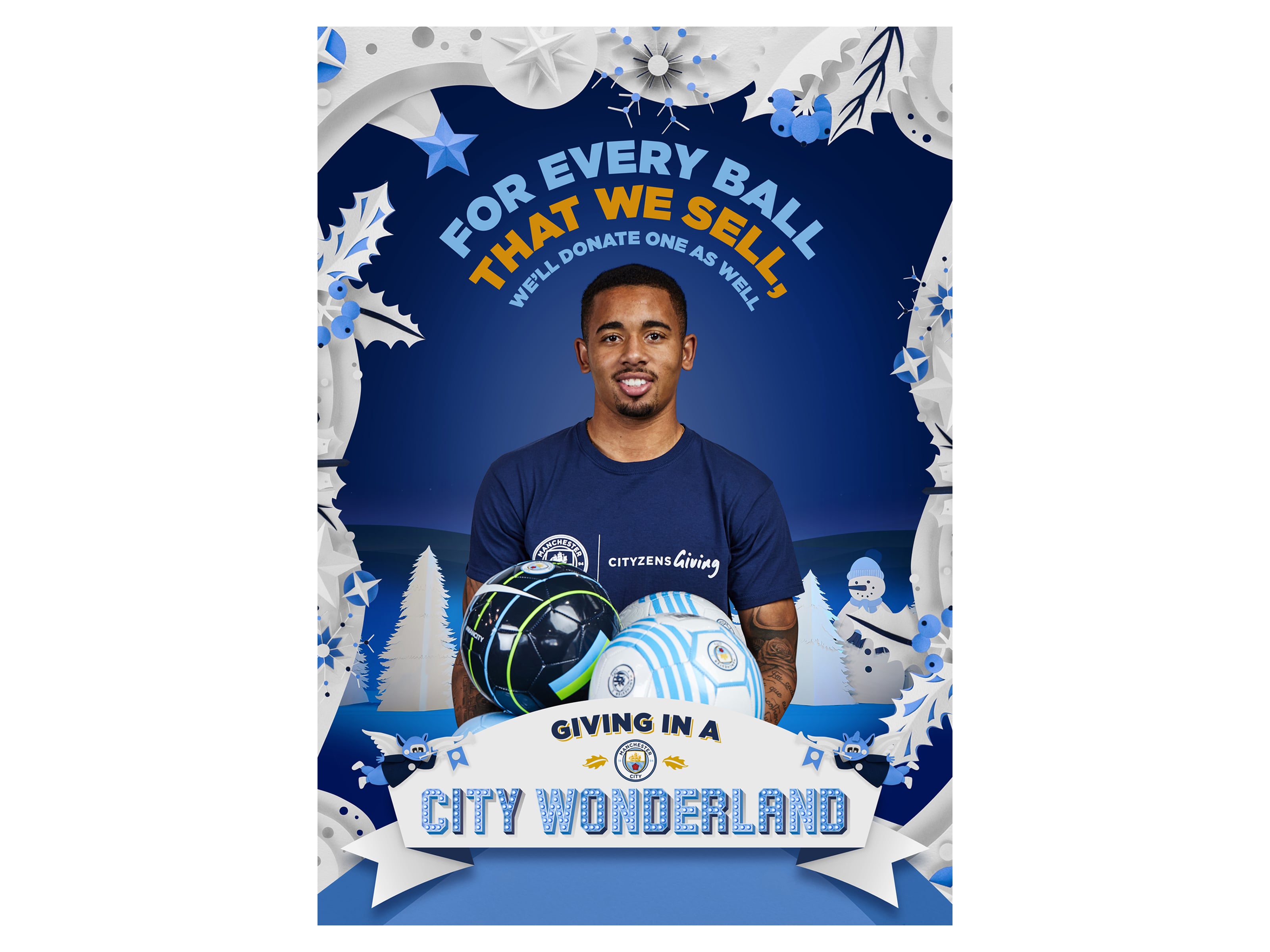 MCFC Christmas 2018 Jesus Poster