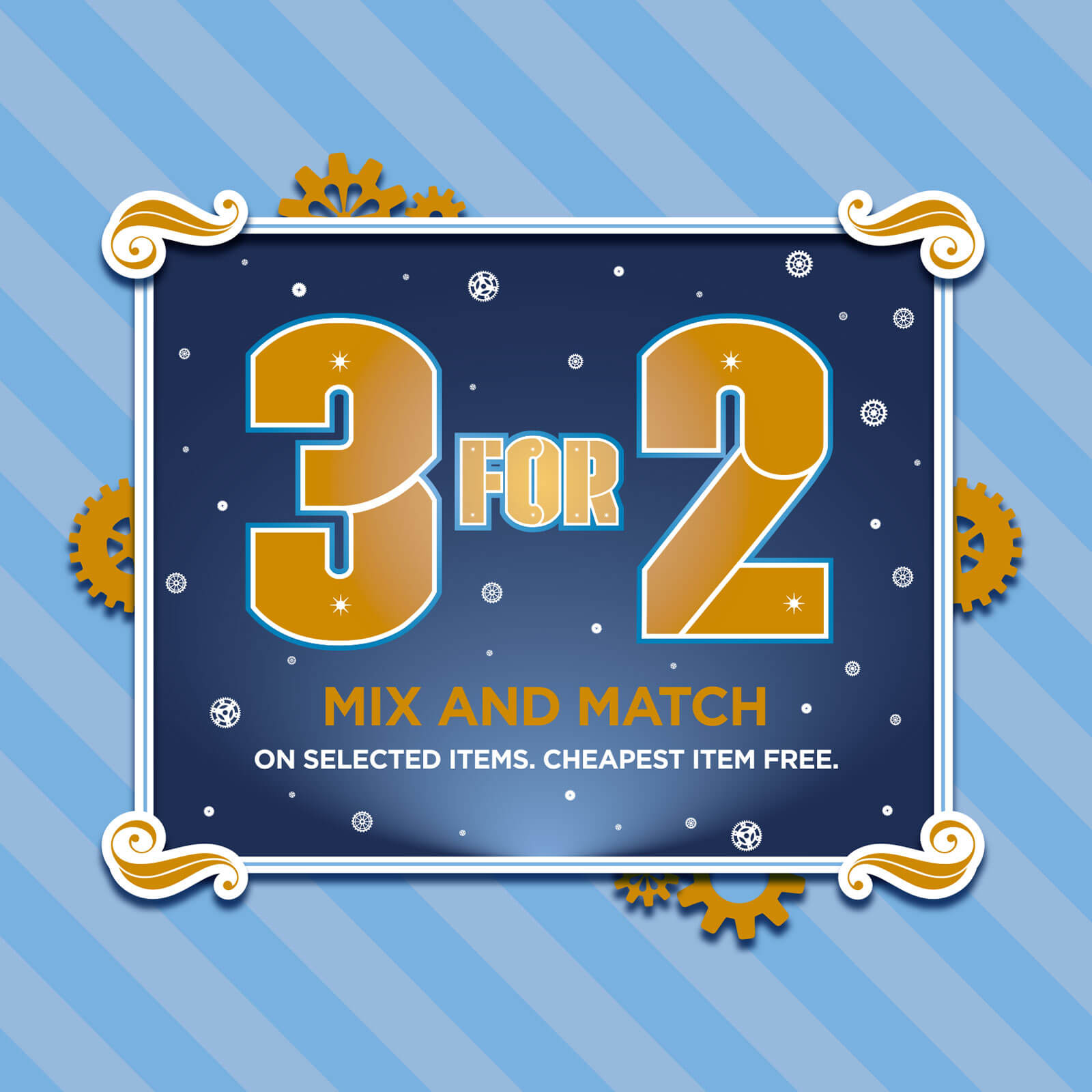 Brand christmas campaign promo graphic