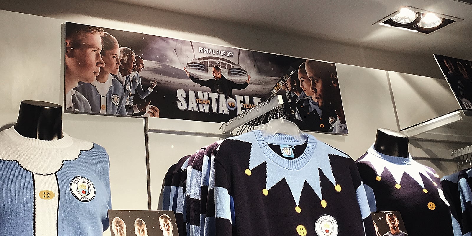 Inside the Manchester City store on Market Street Manchester