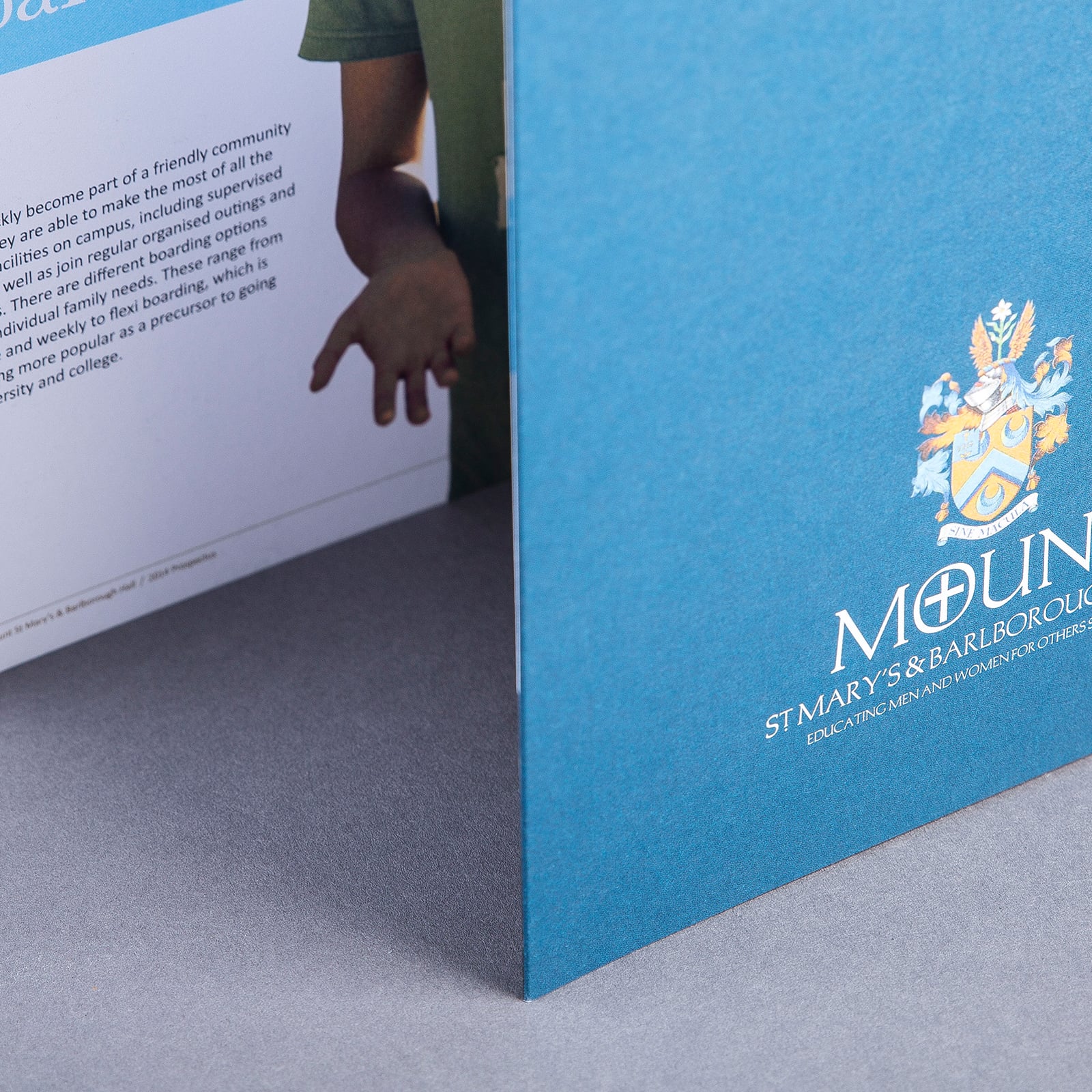 The brochure was printed on a nice, high quality stock