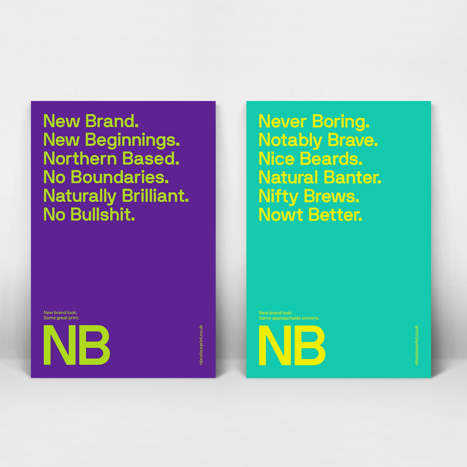 Absolute also designed posters and other brand collateral