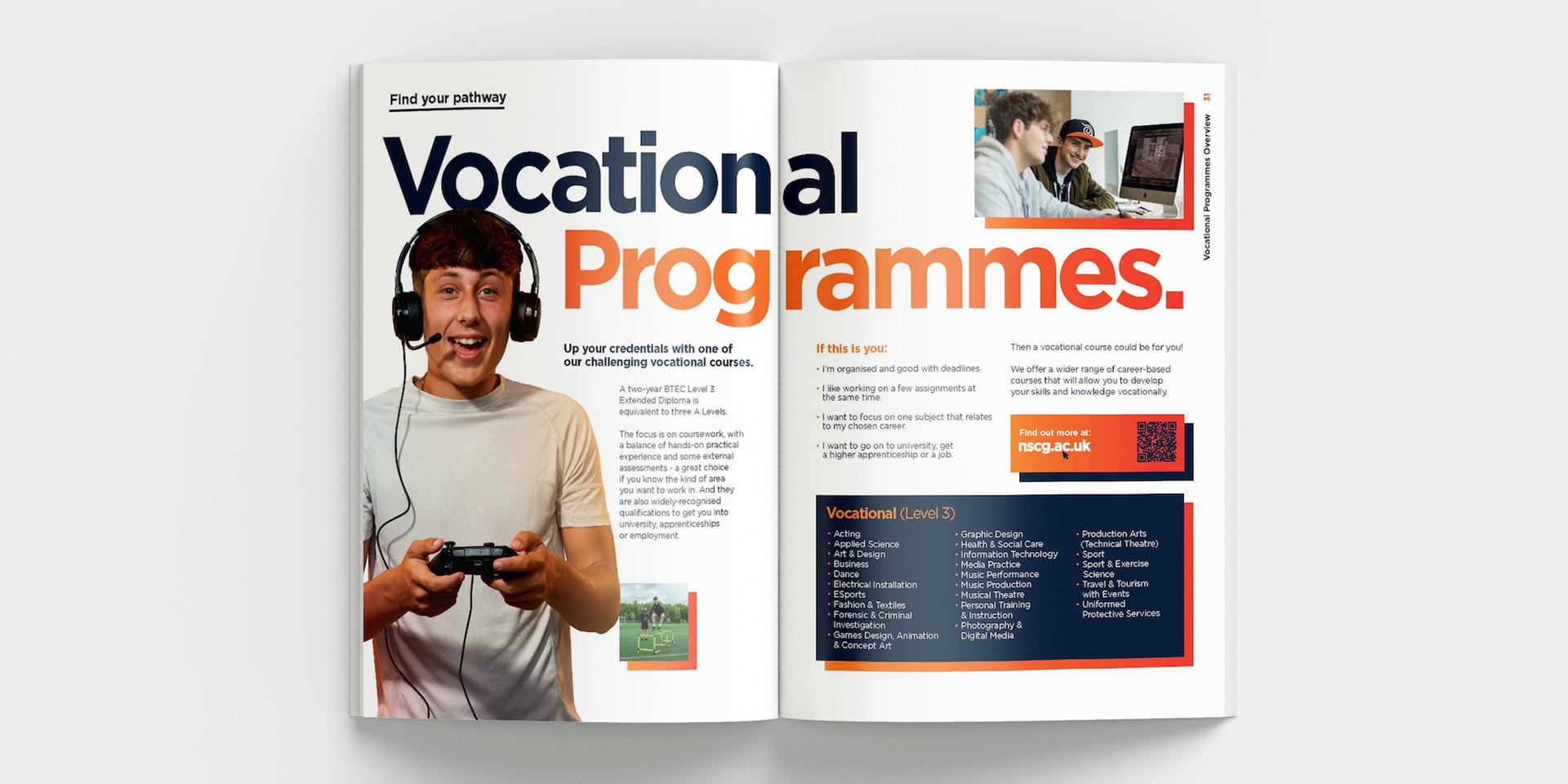 NSCG - It Begins At NSCG - Brochure Mockup