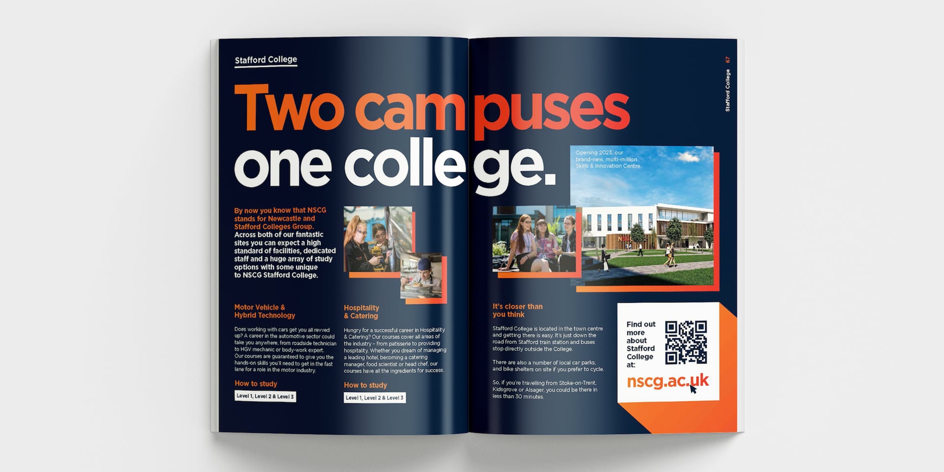 NSCG - It Begins At NSCG - Brochure Mockup
