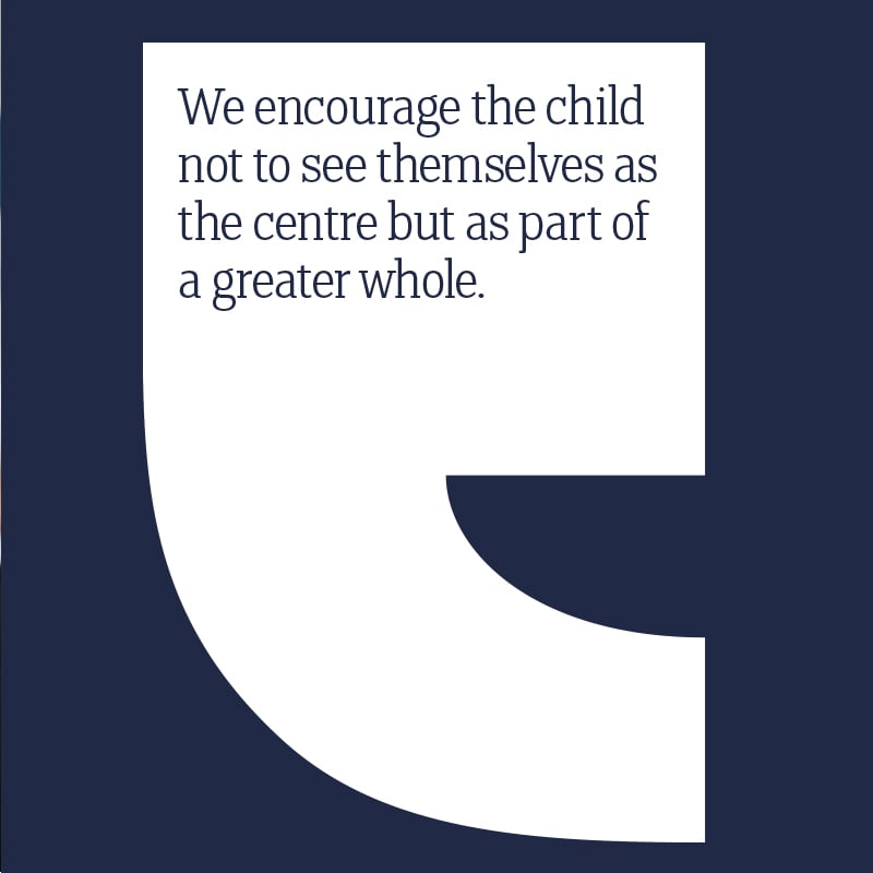 Another associated element of the copywriting Absolute provided to help with the school's tone of voice