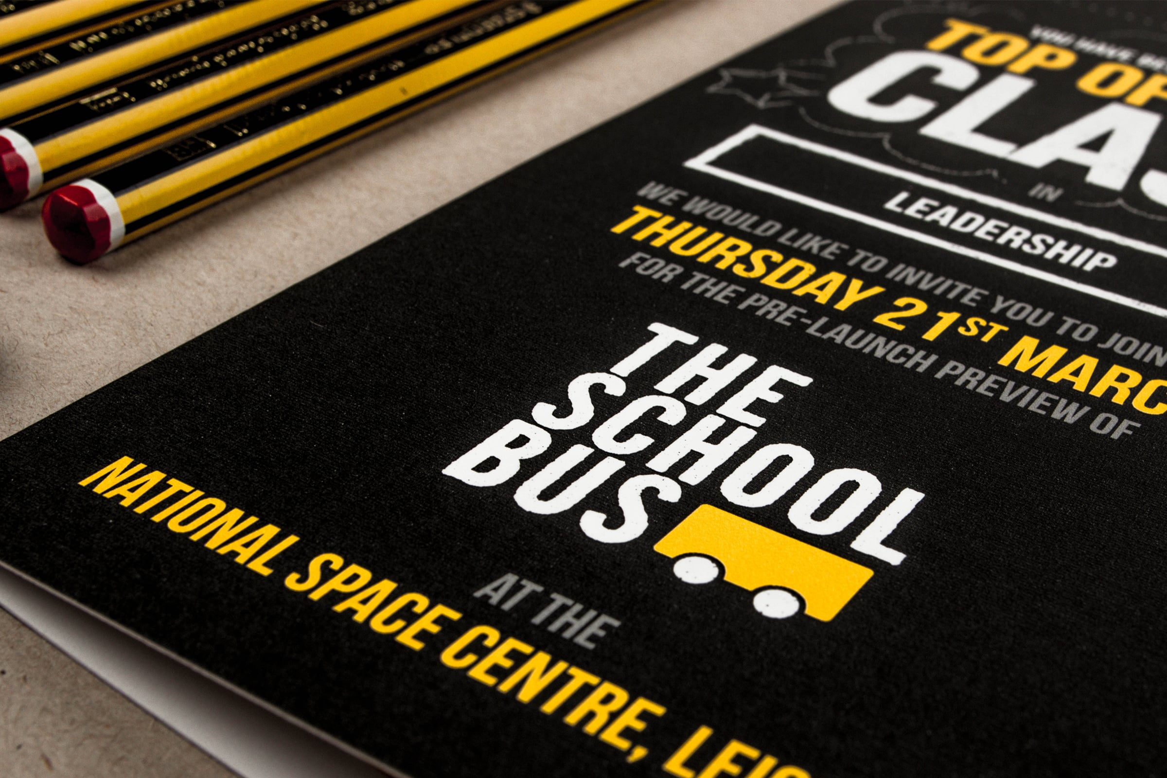 Absolute designed and created stationery, brochures, leaflets, namecards, storage media and personalised invites.