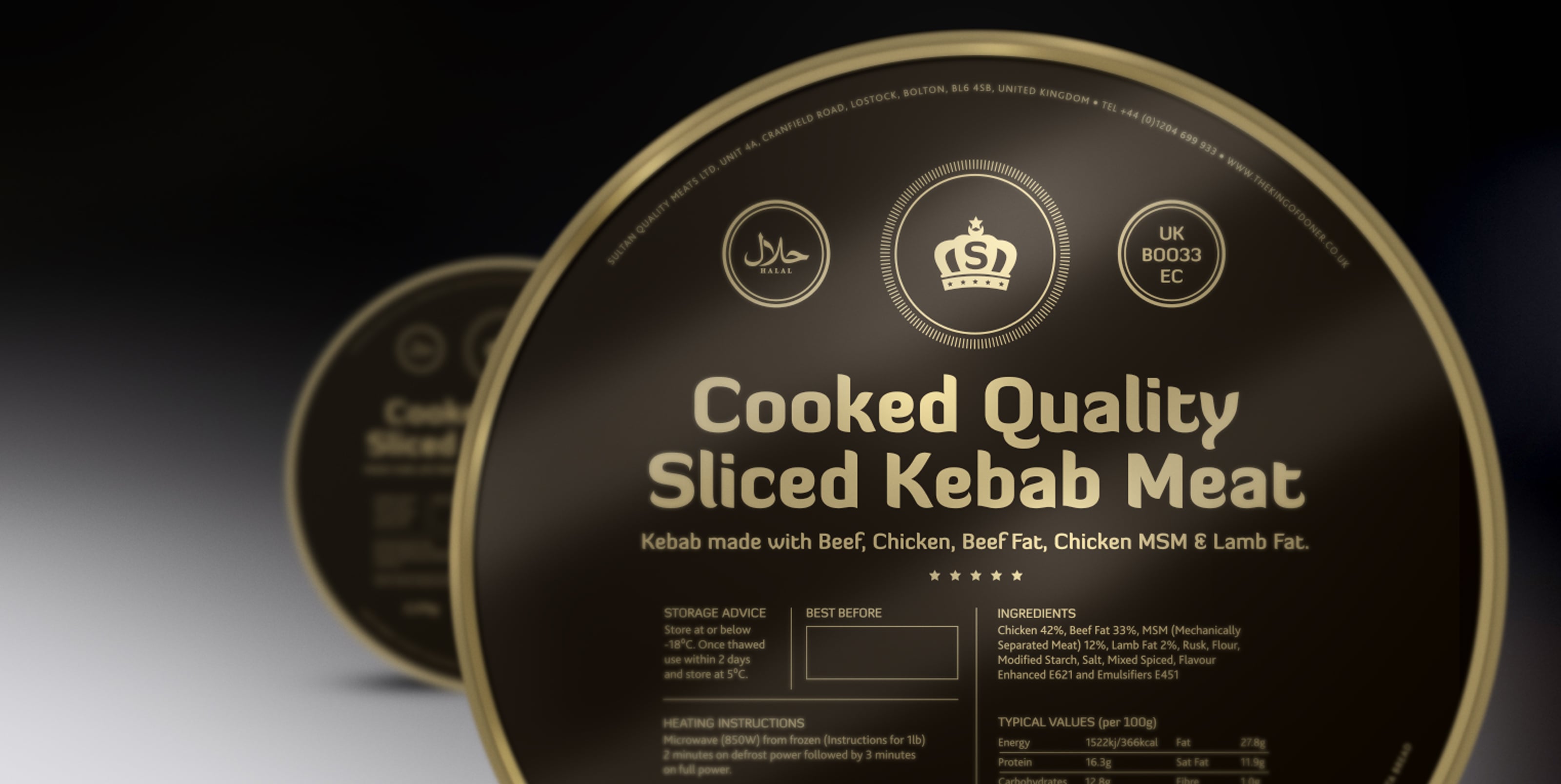 New packaging for Sultan's new brand identity
