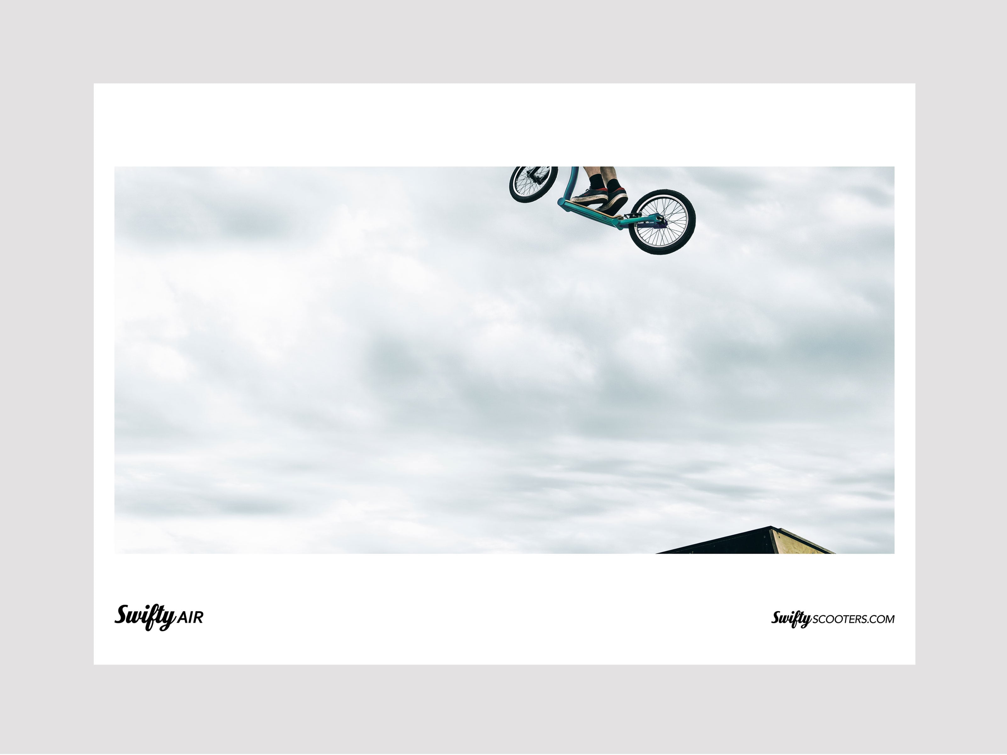 Swifty Air poster - The posters we created for Swifty Scooters picked up Gold at the Fresh Awards 2015