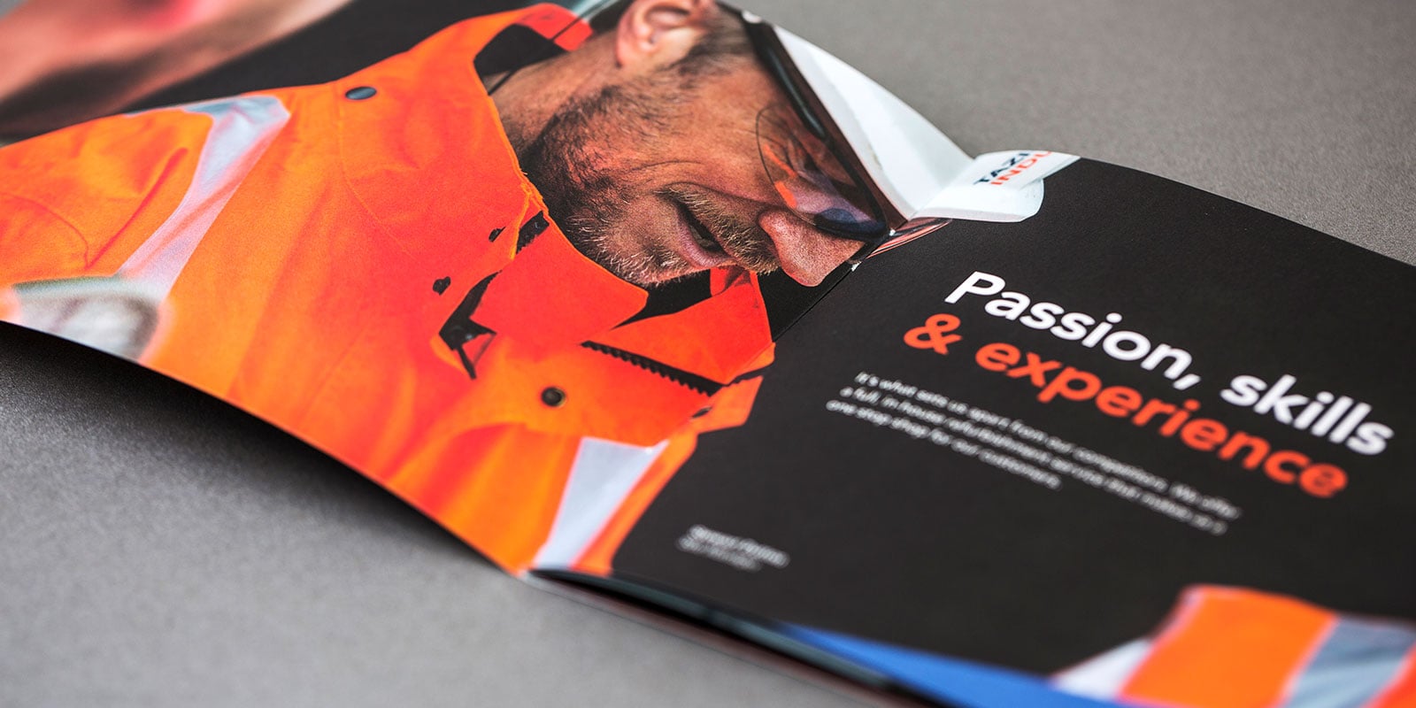A spread from the new Taziker Industrial brochure