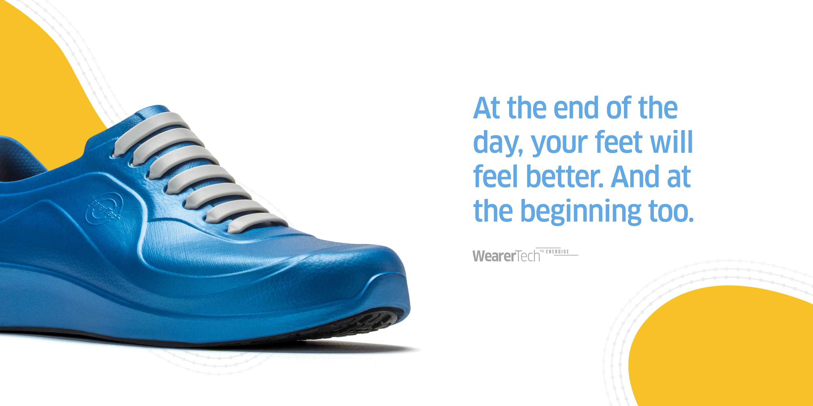 At the end of the day, your feet will feel better. And at the beginning too.