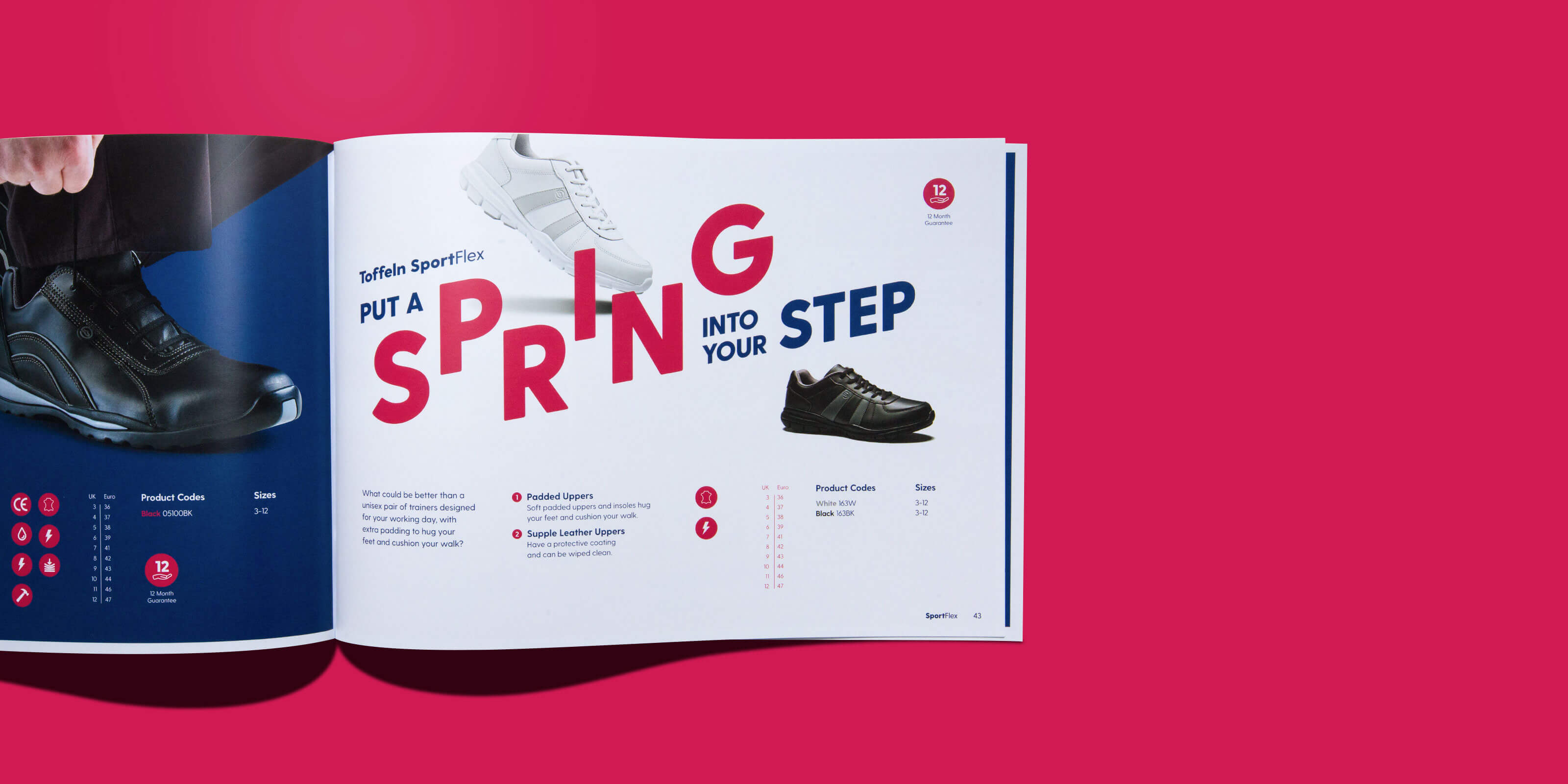 Brochure spread - Put a sprint into your step
