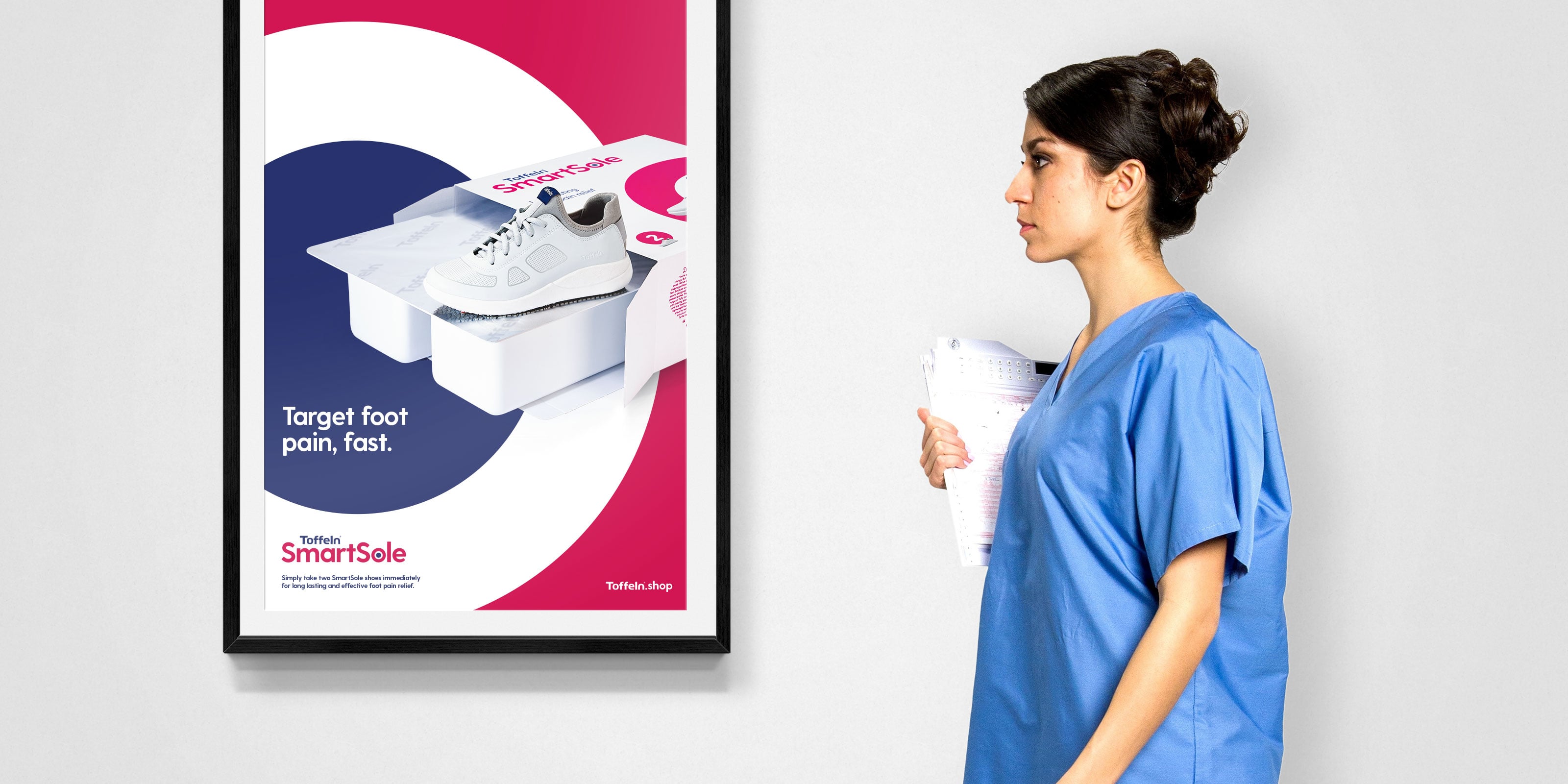 Campaign poster shown in-situ