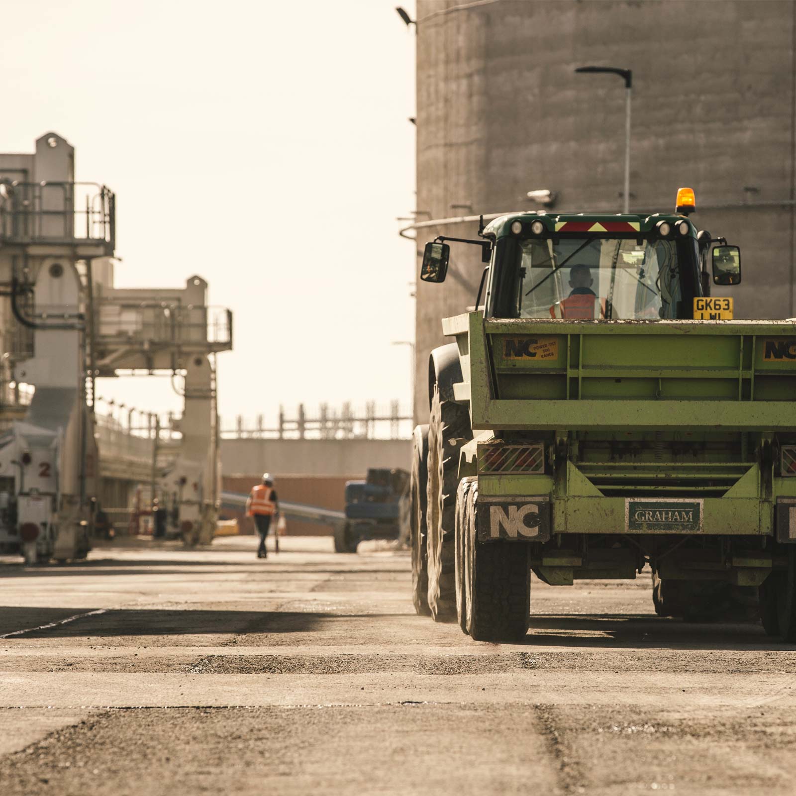 Location photography for Graham Construction on Liverpool docks