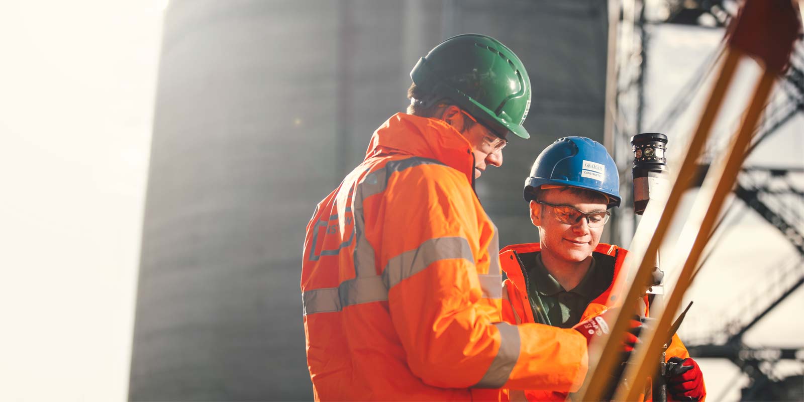 Location photography for Graham Construction on Liverpool docks
