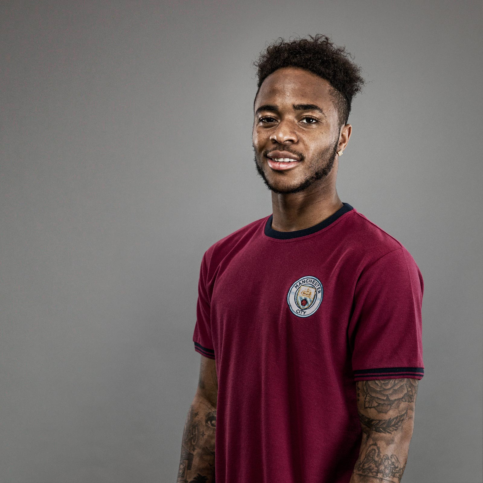 Manchester City Photoshoot ManCity Raheem Stirling retail shot