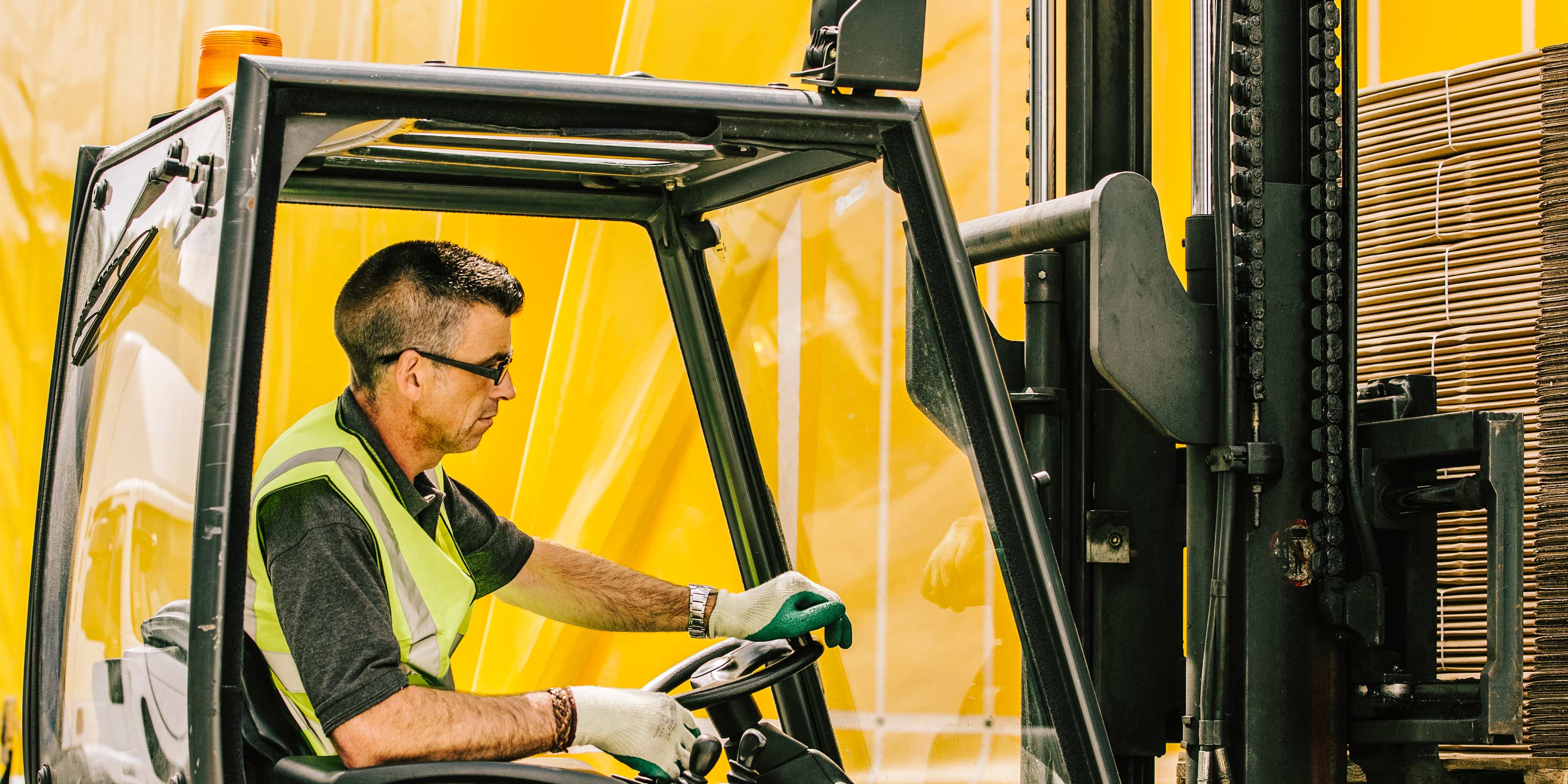 Wessex HQ forklift driver